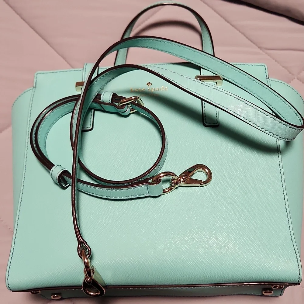 Kate Spade Mint Leather Tote Bag